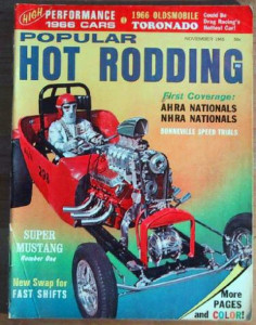 POPULAR HOT RODDING 1965 NOV - PONTIAC POWER, HOT CARS 4 '66